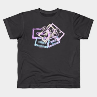 Melted Cassettes Illustration Kids T-Shirt